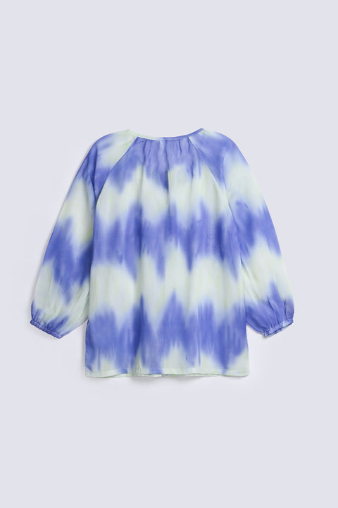 PRINTED SHEER TOP
