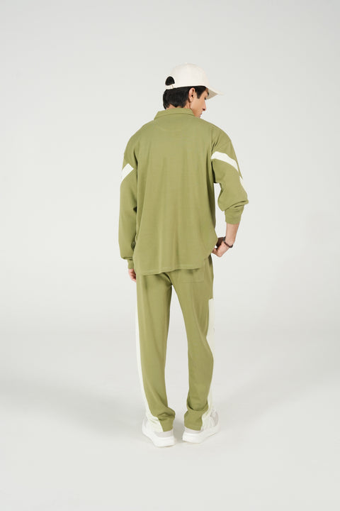 BAGGY FIT FULL SLEEVE POLO