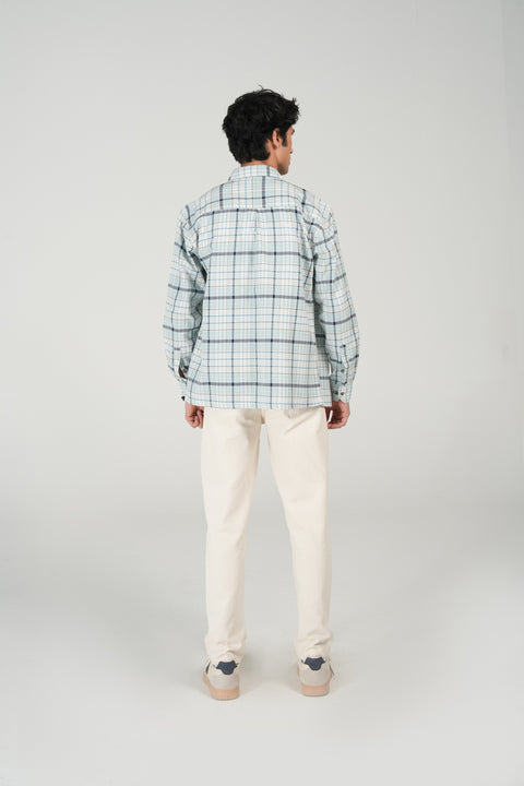 BUTTON DOWN OXFORD CHECK SHIRT
