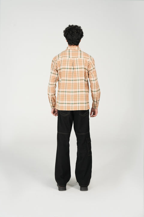 BUTTON DOWN OXFORD CHECK SHIRT