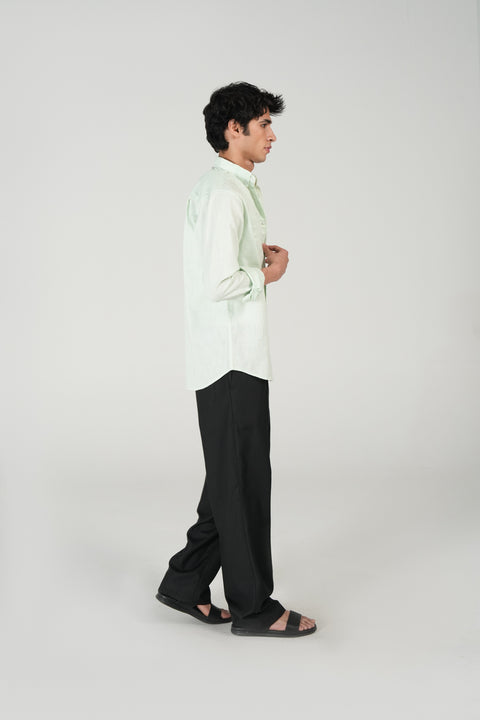 BUTTON DOWN LINEN SHIRT
