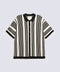 BUTTON DOWN BOXY FIT KNITTED POLO
