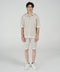 BAGGY FIT BUTTON DOWN MESH POLO