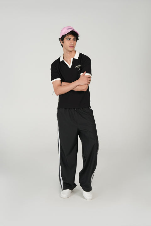 SLIM CROPPED FIT JOHNNY COLLAR POLO