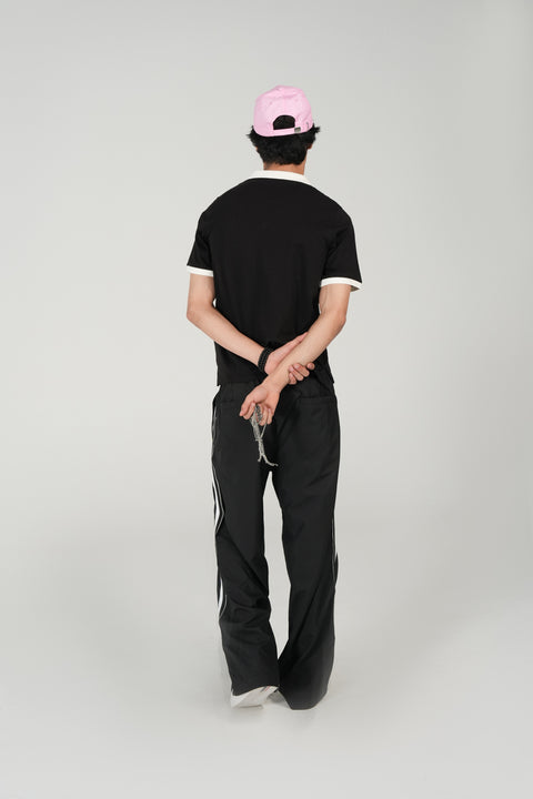 SLIM CROPPED FIT JOHNNY COLLAR POLO