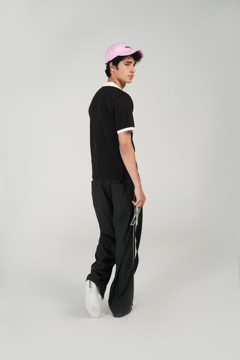 SLIM CROPPED FIT JOHNNY COLLAR POLO