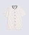 BUTTON DOWN PRINTED POLO
