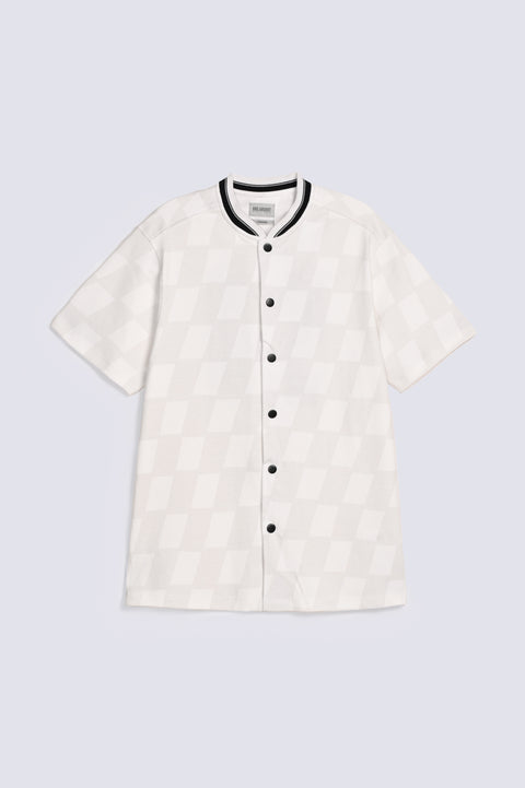 BUTTON DOWN PRINTED POLO