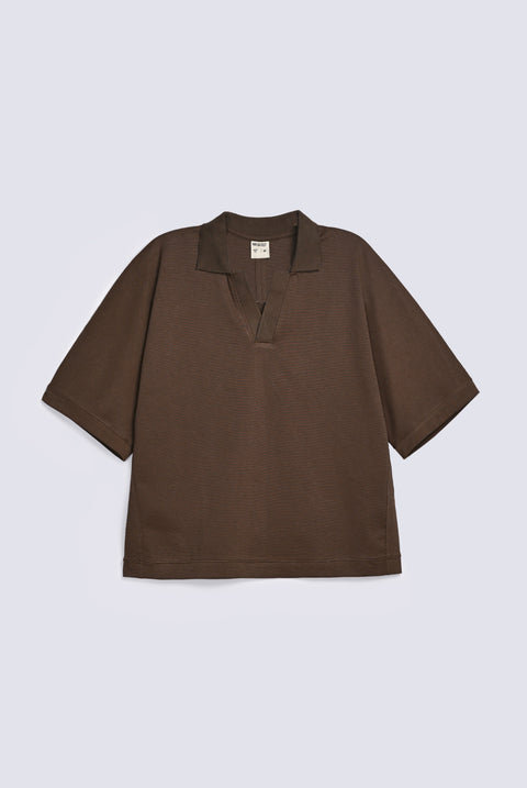 BOXY FIT KIMONO SLEEVE POLO