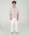 RELAXED FIT BUTTON DOWN KNITTED POLO
