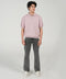RELAXED FIT TEXTURED KNITTED POLO