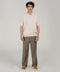 RELAXED FIT TEXTURED KNITTED POLO