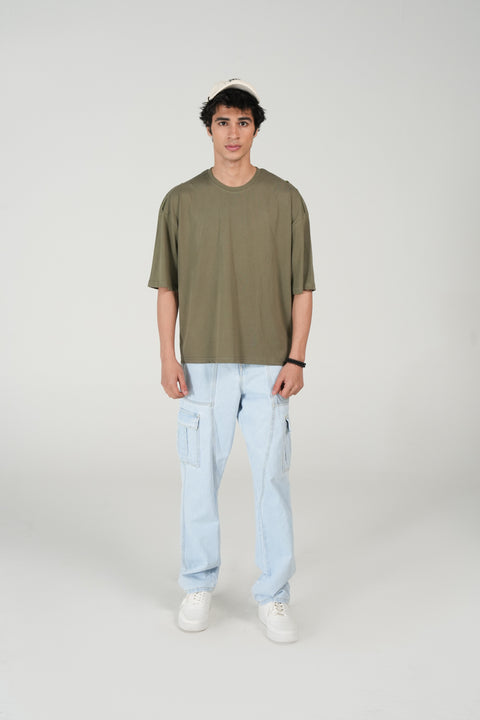 BOXY FIT CREW NECK TEE