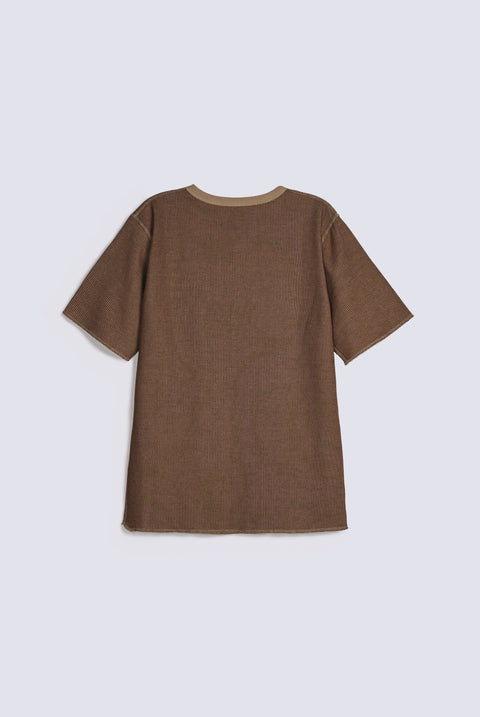 REVERSIBLE TEXTURED TEE