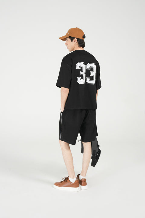TEXTURED BOXY FIT GRAPHIC TEE