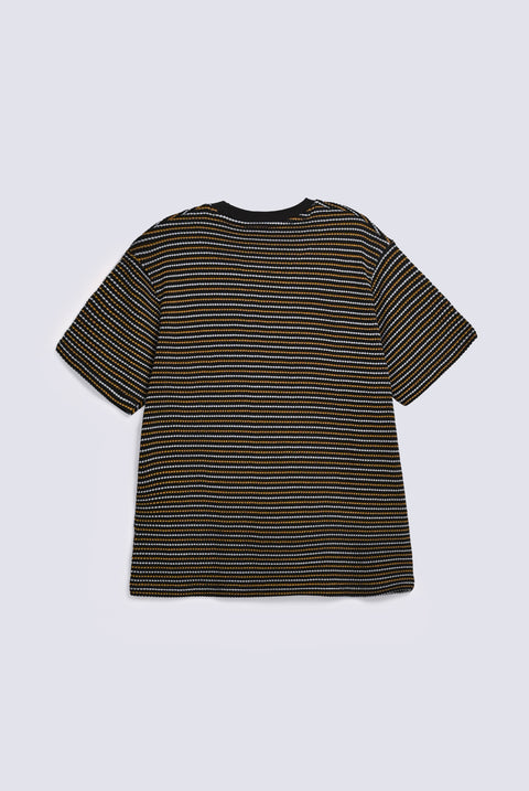 TEXTURED STRIPED TEE