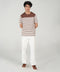 TEXTURED STRIPED TEE