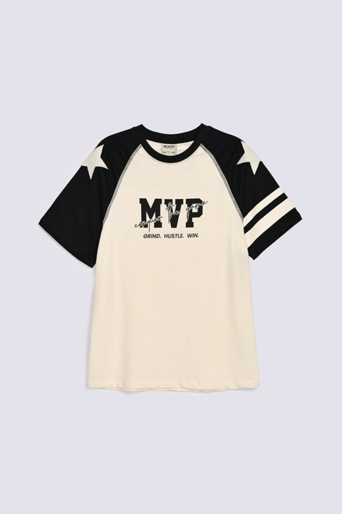 RAGLAN SLEEVE GRAPHIC TEE