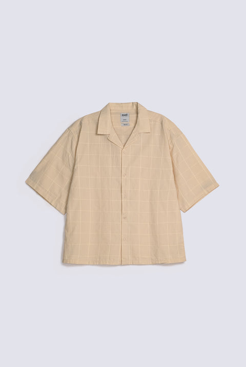 BOXY FIT RESORT COLLAR SHIRT