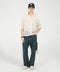 BOXY FIT RESORT COLLAR MESH SHIRT