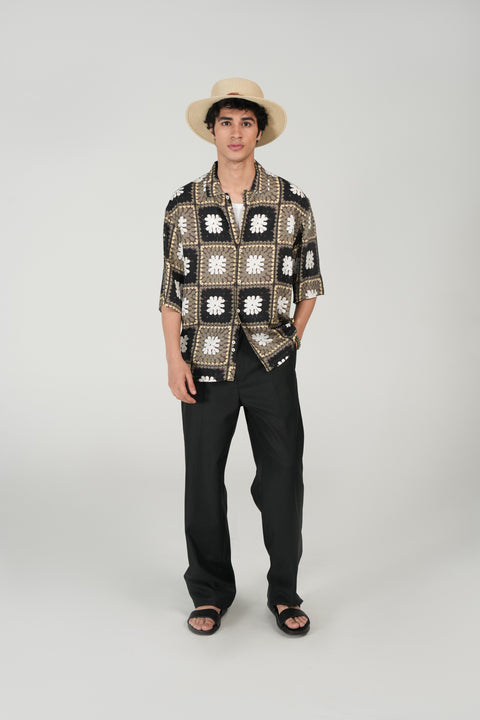 BAGGY FIT PRINTED SHIRT