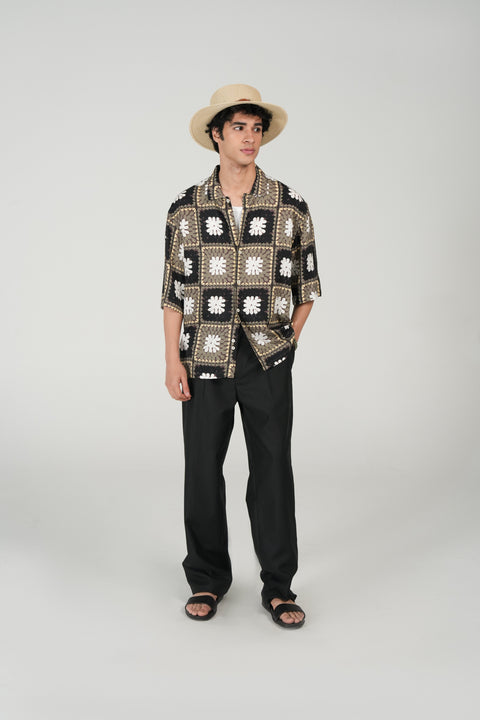 BAGGY FIT PRINTED SHIRT