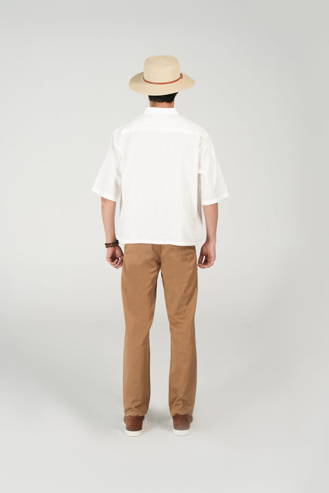 BOXY FIT LINEN SHIRT