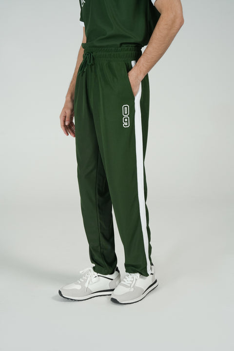 KNIT TROUSER WITH CONTRASTING STRIPES