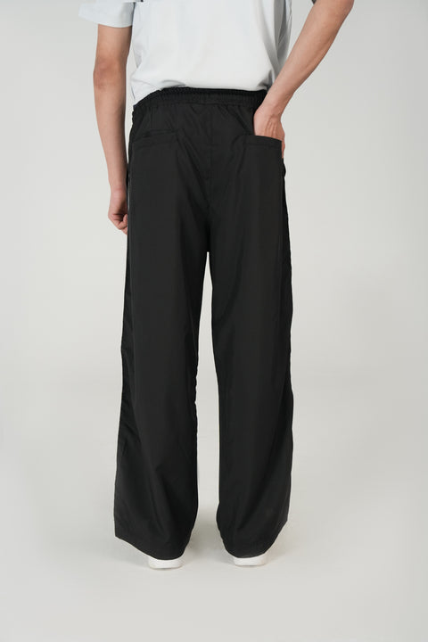 WIDE LEG FIT JOGGER WAIST TROUSER