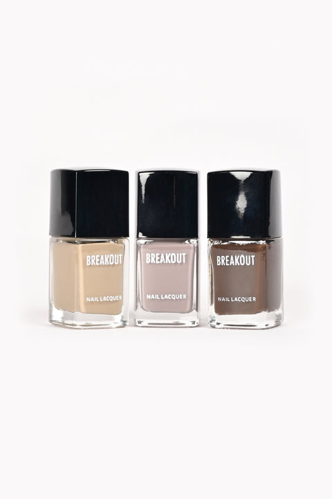 MUTED BASICS LACQUER COLLECTION (PACK OF 3)