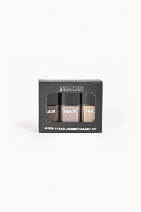 MUTED BASICS LACQUER COLLECTION (PACK OF 3)