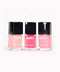THINK PINK LACQUER COLLECTION (PACK OF 3)