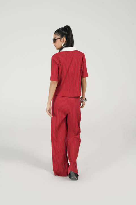 TEXTURED BOXY POLO