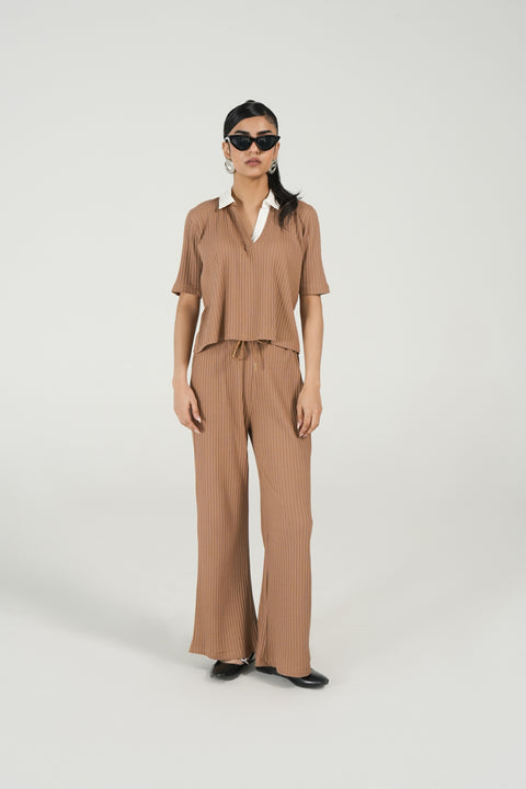TEXTURED BOXY POLO
