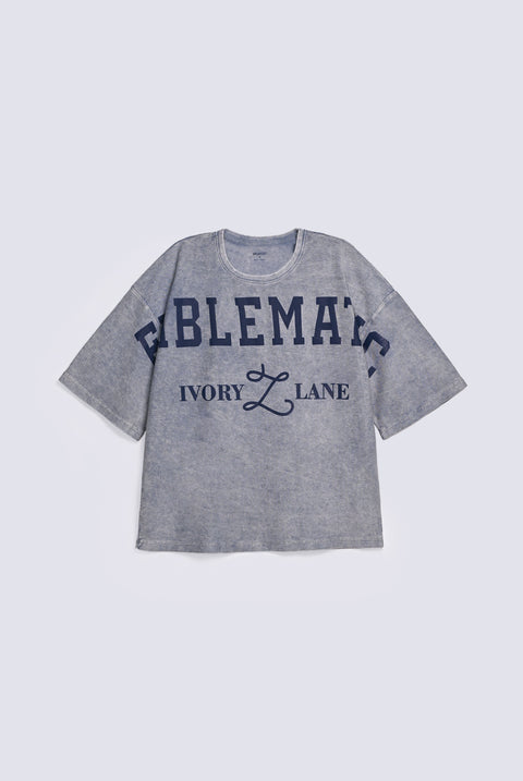TEXTURED OVERSIZED TEE