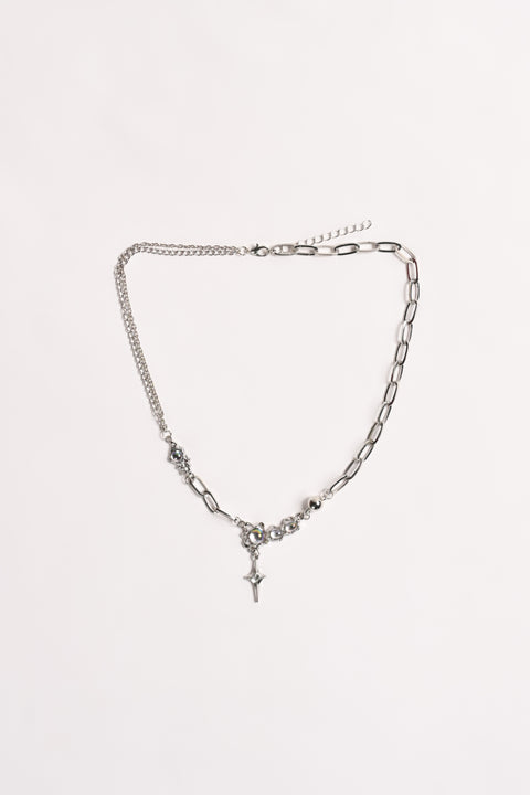 LAYERED CHARMS NECKLACE