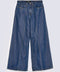 MEGA WIDE DENIM WITH SEAM DETAIL