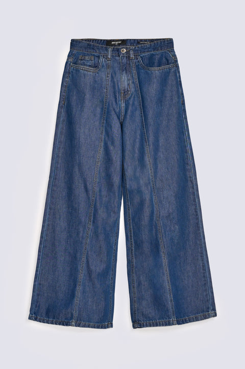 MEGA WIDE DENIM WITH SEAM DETAIL