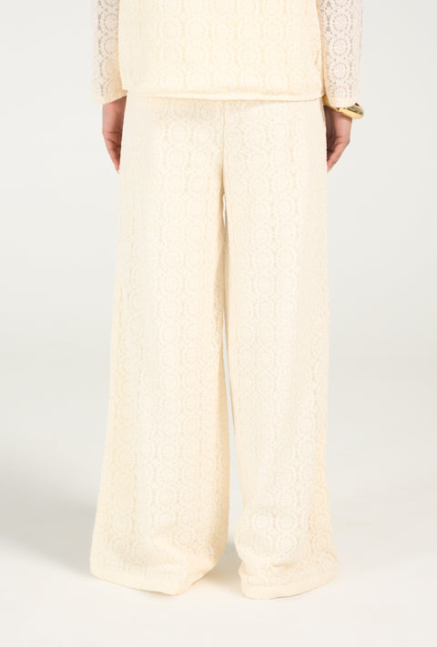 TAILORED LACE PANTS