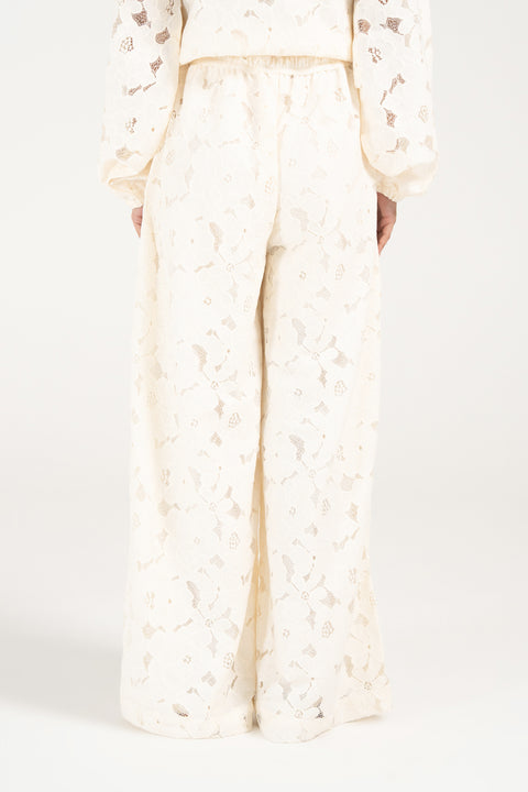 MEGA WIDE LACE PANTS