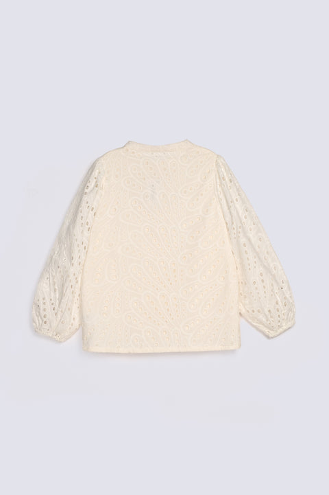 ALL OVER EMBROIDERED TOP