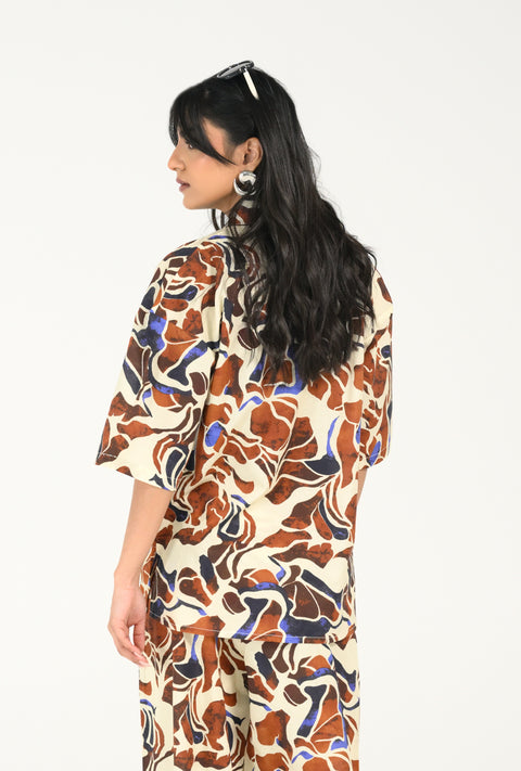PRINTED BUTTON DOWN