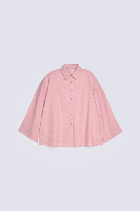 BUTTON DOWN TOP WITH WAIST DETAIL