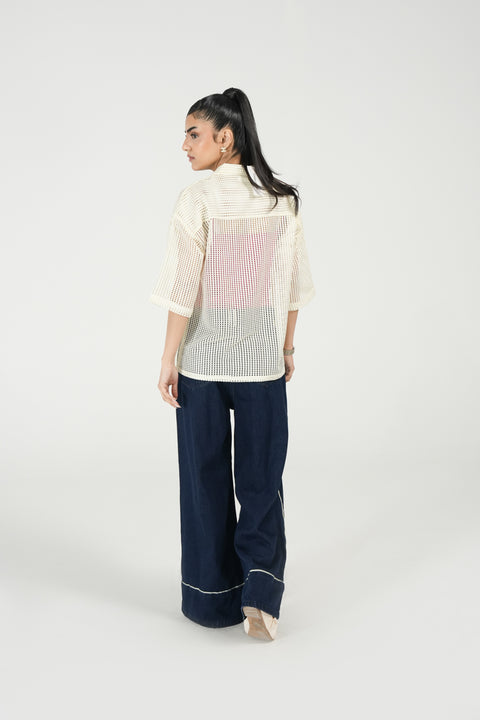 MESH OVERSIZED TOP