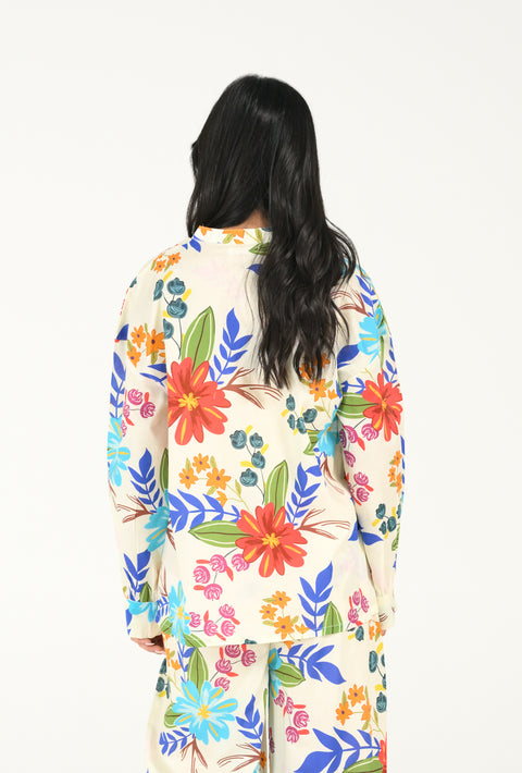 PRINTED FLORAL TOP