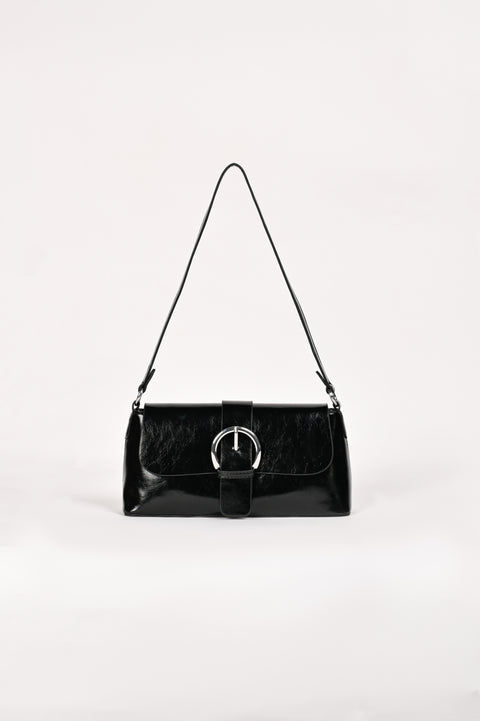 PATENT SHOULDER BUCKLE BAG
