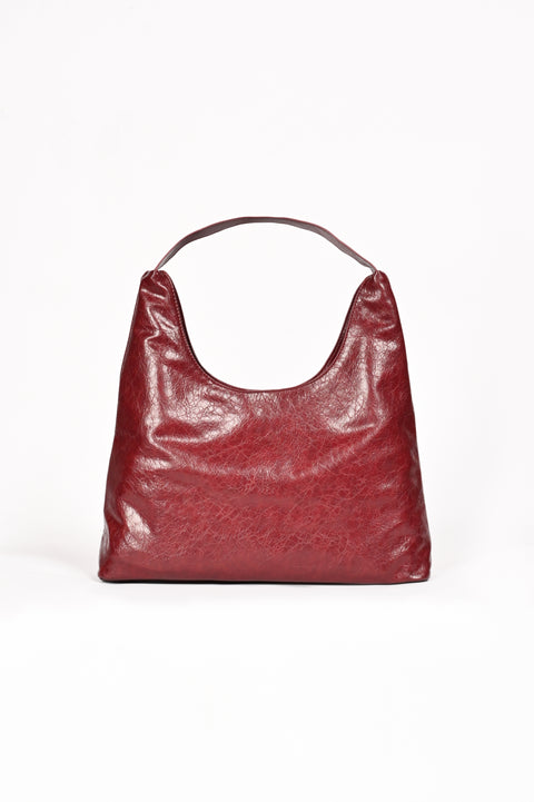 TEXTURED HOBO TOTE BAG