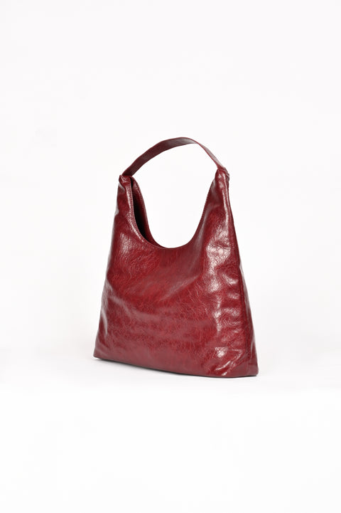 TEXTURED HOBO TOTE BAG