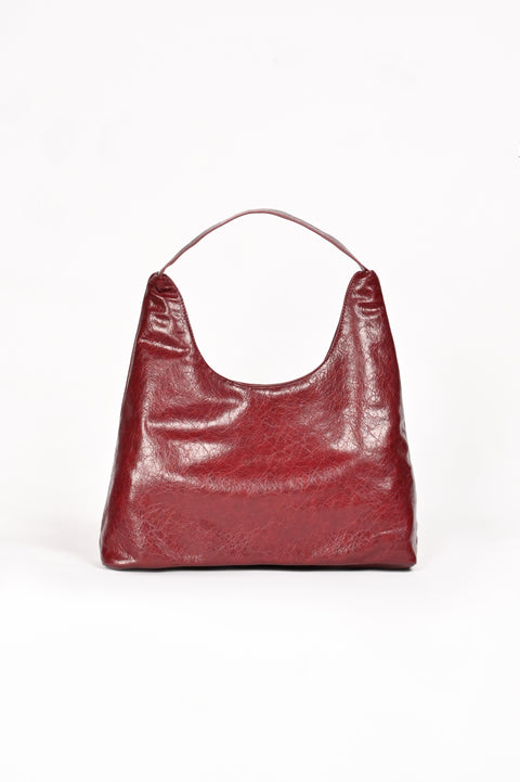 TEXTURED HOBO TOTE BAG