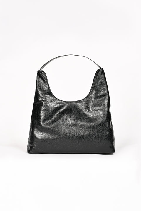 TEXTURED HOBO TOTE BAG